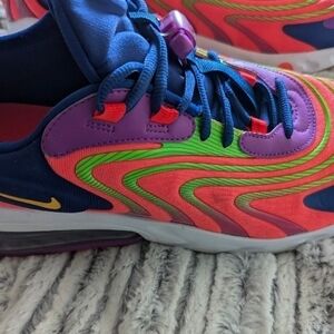 Nike Multicolor Athletic Sneakers — Pink/Green/Blue